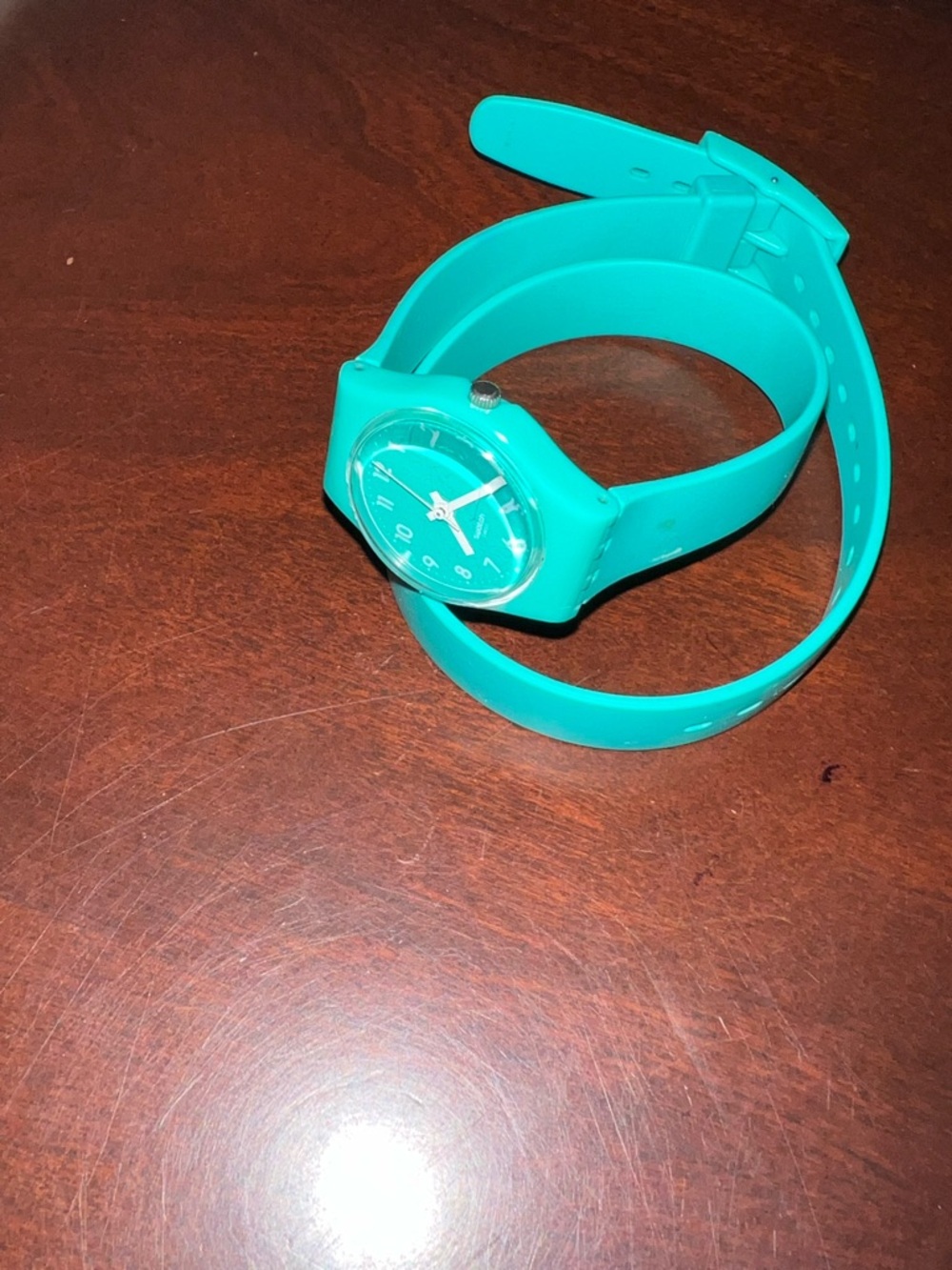 Swatch Watch with double bracelet silicon band